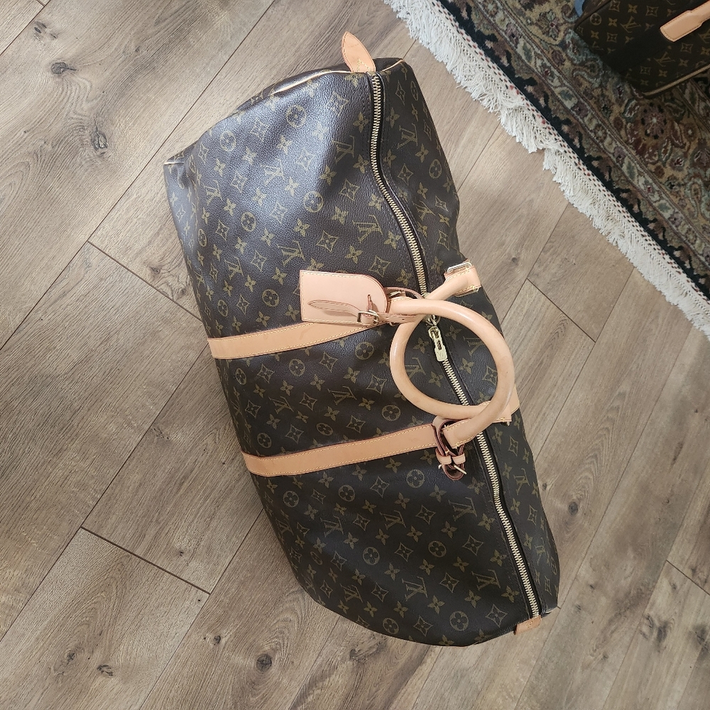 Louis Vuitton Monogram Brown Duffel Travel Bag - Picture 11 of 15